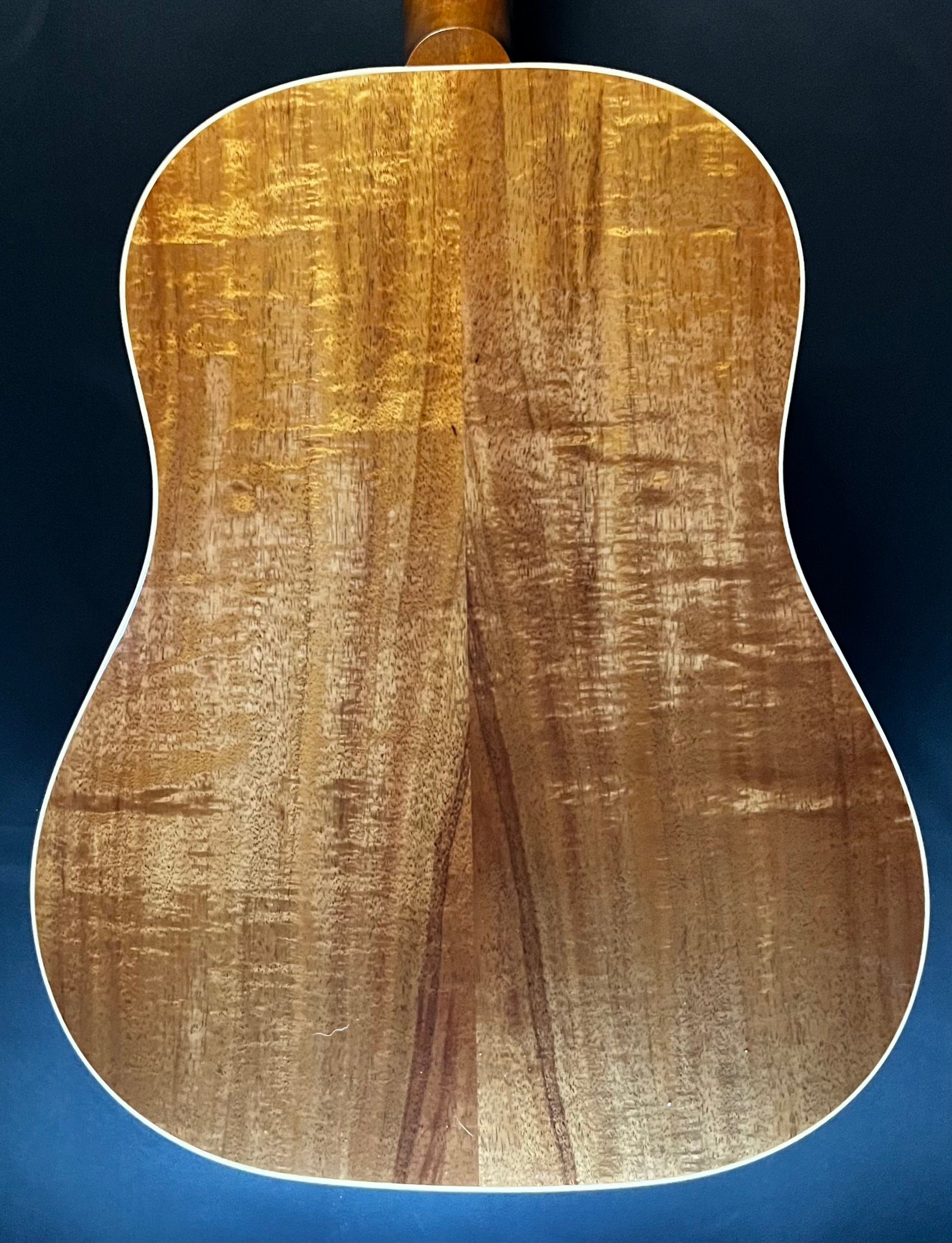 Back of Used 2022 Gibson J-45 Koa Custom Shop Natural w/case TFW259