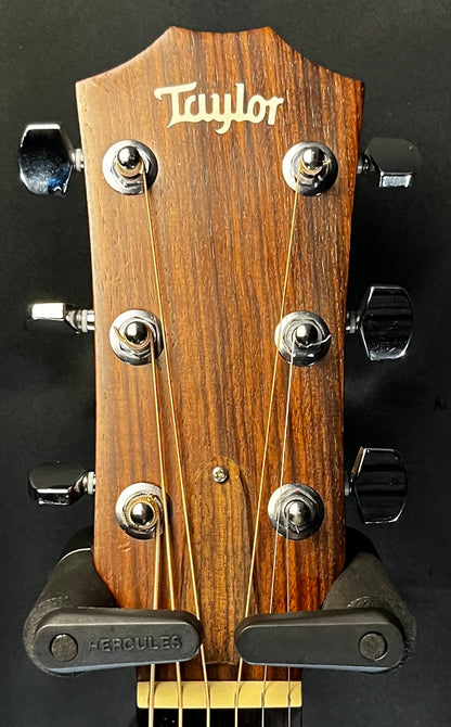 Headstock of Used 2015 Taylor 210e-SB Deluxe w/case TFW260