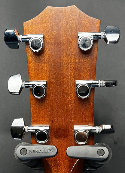 Back of headstock of Used 2015 Taylor 210e-SB Deluxe w/case TFW260