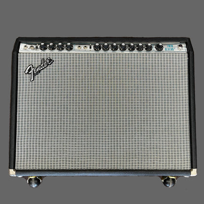 Front of Used 1979 Fender Silverface Twin Reverb (135W Ultralinear) TFW2854