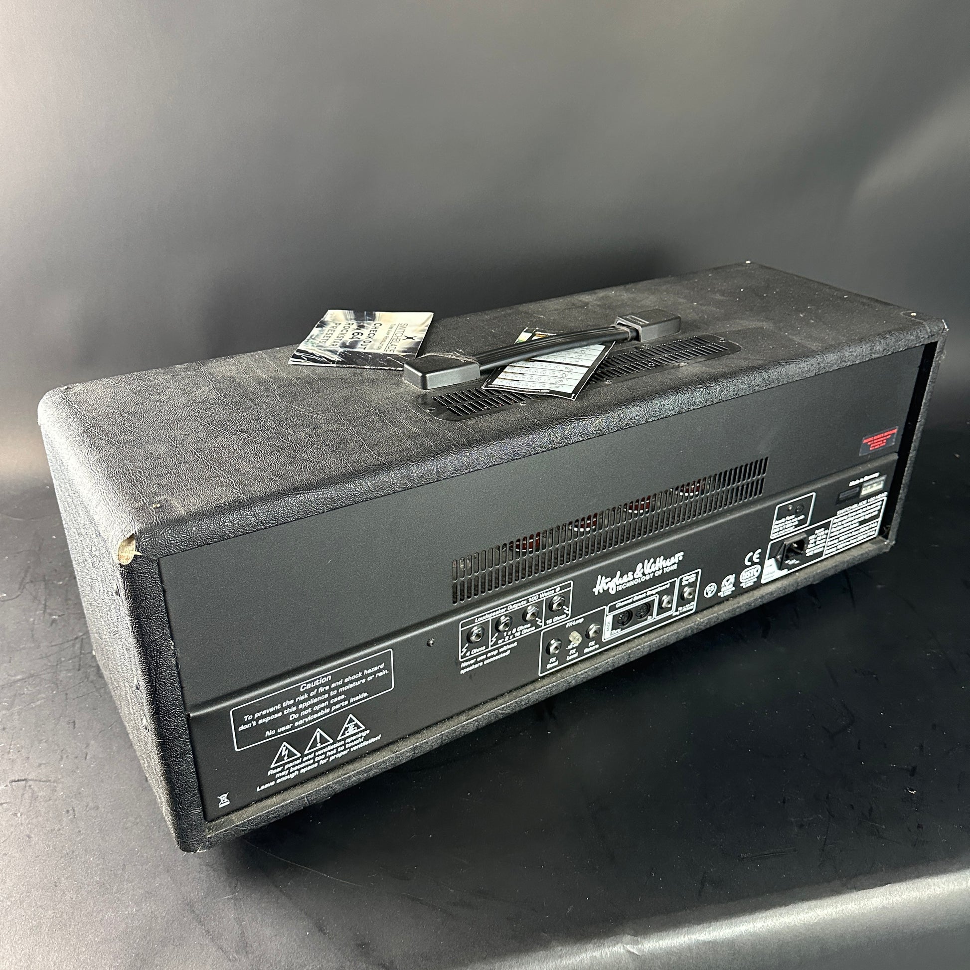 Back angle of Used Hughes & Kettner Switchblade.