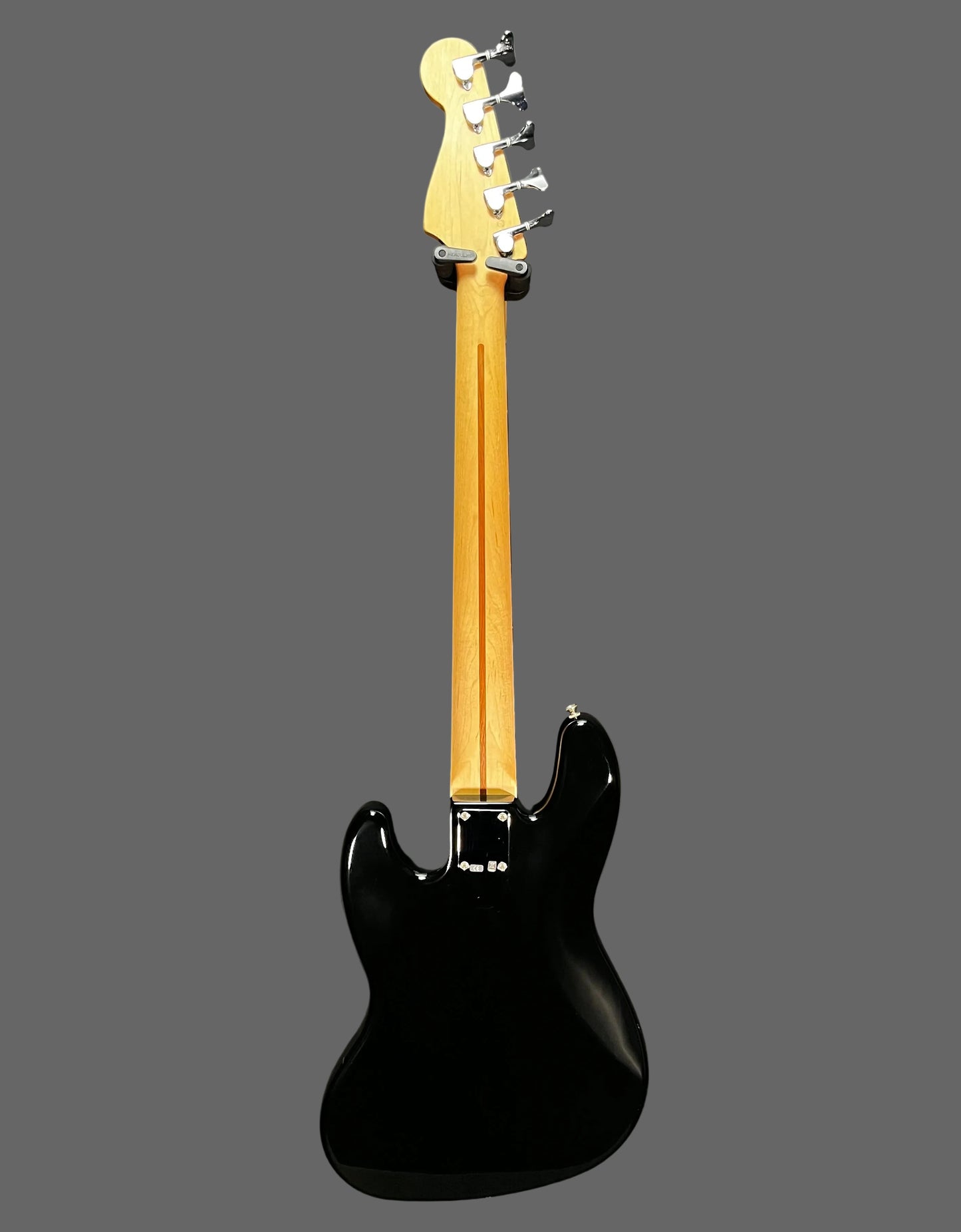 Full back of Used 2008 Fender Standard Jazz Bass V Black TFW2710