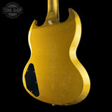 Back angle of Used Gibson Custom 1964 SG Murphy Lab Ultra Light Aging Double Gold.