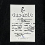 Spec sheet for Used 2026 Dunable Custom Shop Cyclops Black Limba Natural Black Burst.