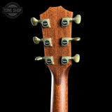 Back of headstock of Used 2023 Taylor 814ce.