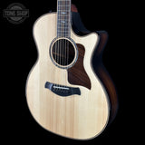 Front angle of Used 2023 Taylor 814ce.