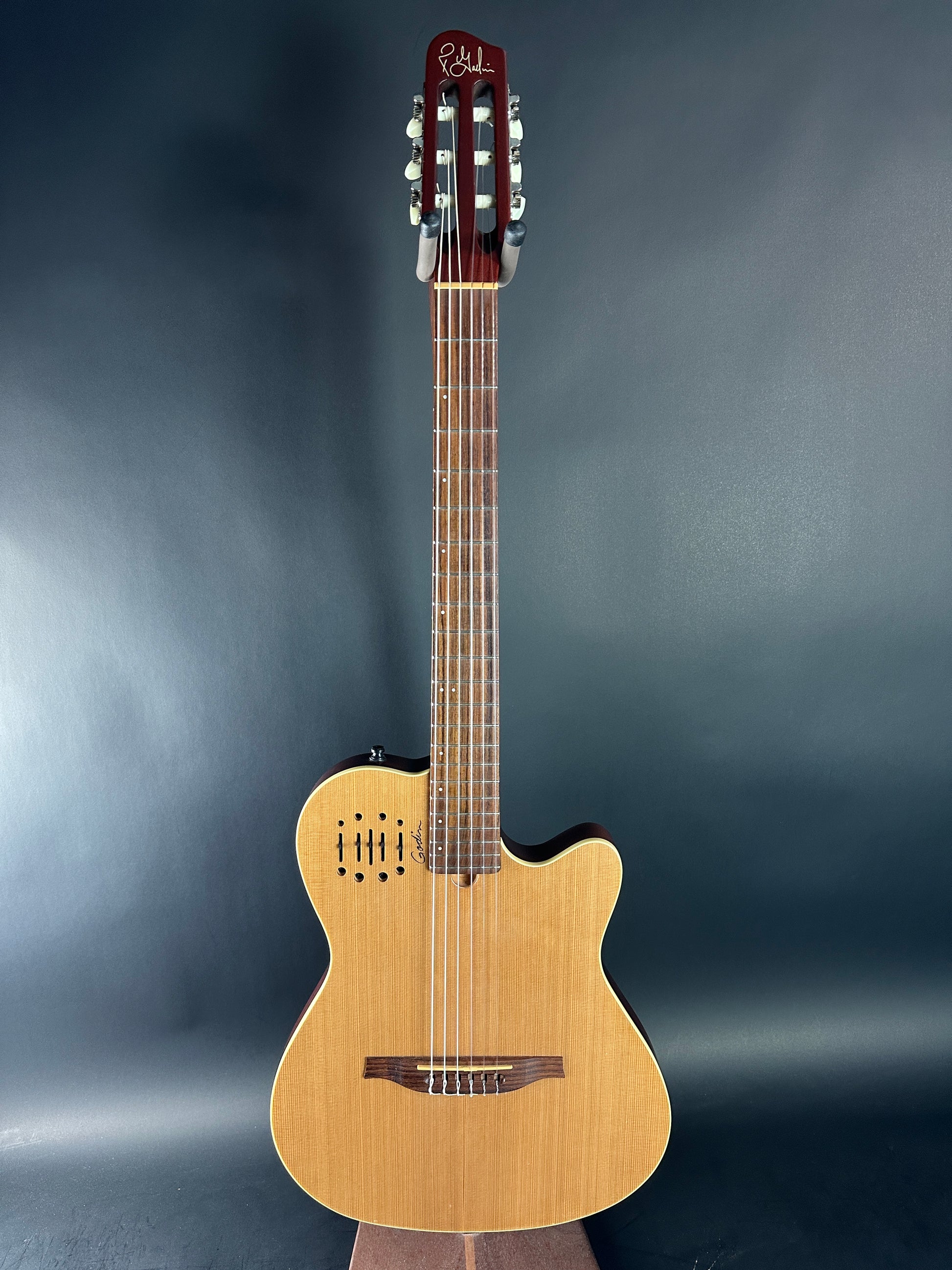 Full front of Used Godin Multiac Nylon.