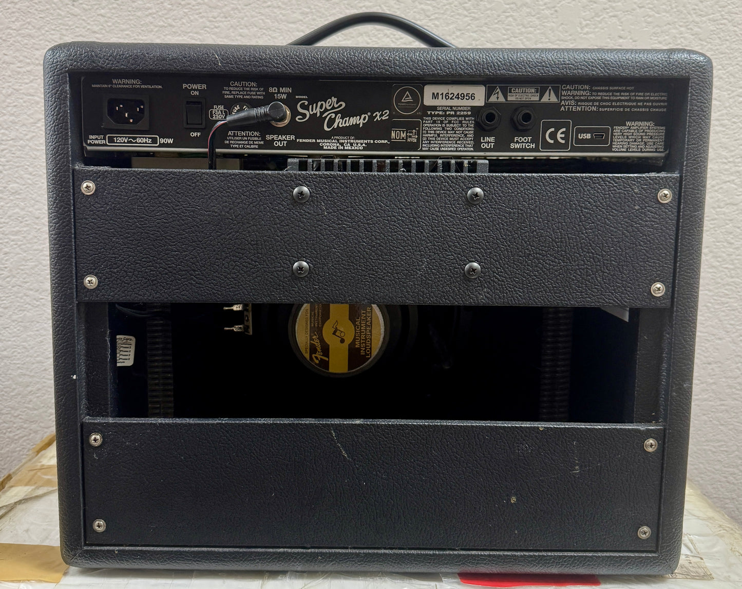 Used 2013 Fender Super Champ X2 15 Watt 1X10 Amplifier TFW3146
