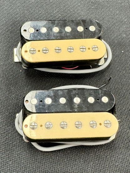 Used Gibson '57 Classic & '57 Classic Plus Zebra 4 Conductor Alnico III Pickup Set TFW3153