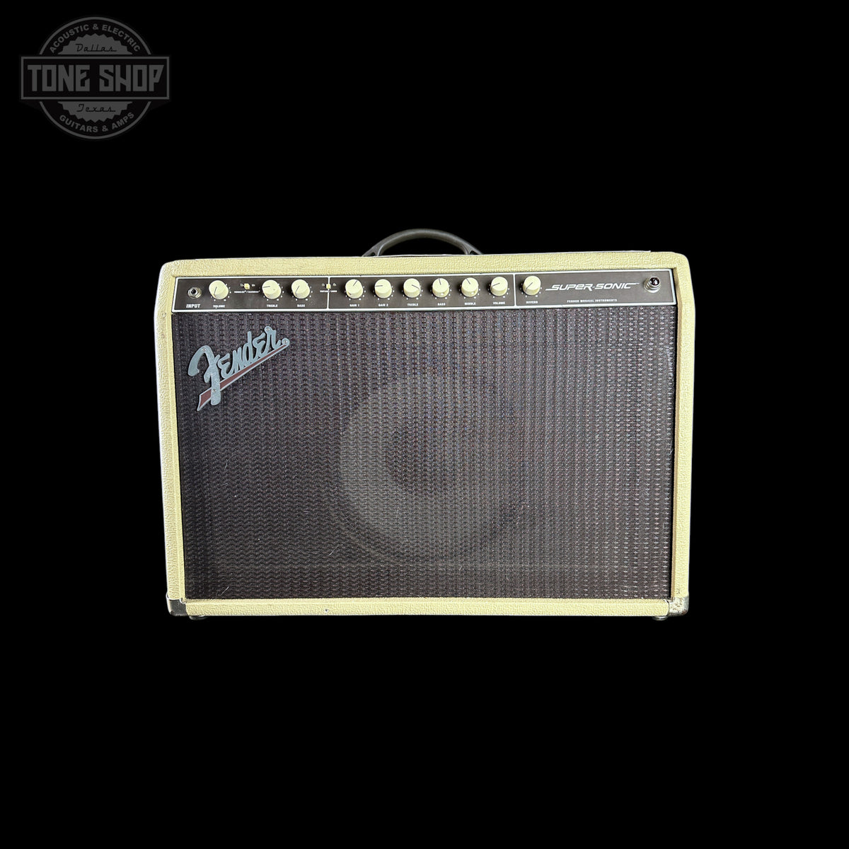Front of Used Fender Super Sonic 60w 1x12 Combo.