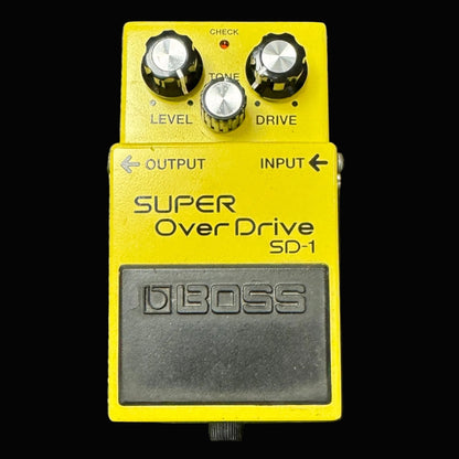 Used Boss SD-1 Super Overdrive Pedal TSS6801