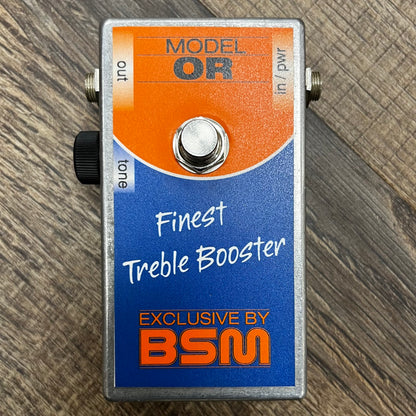 Top of Used BSM Model OR "Finest Treble Boost" Pedal w/Box TFW309