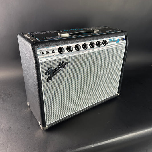 Fender guitar amplifier on a gray background