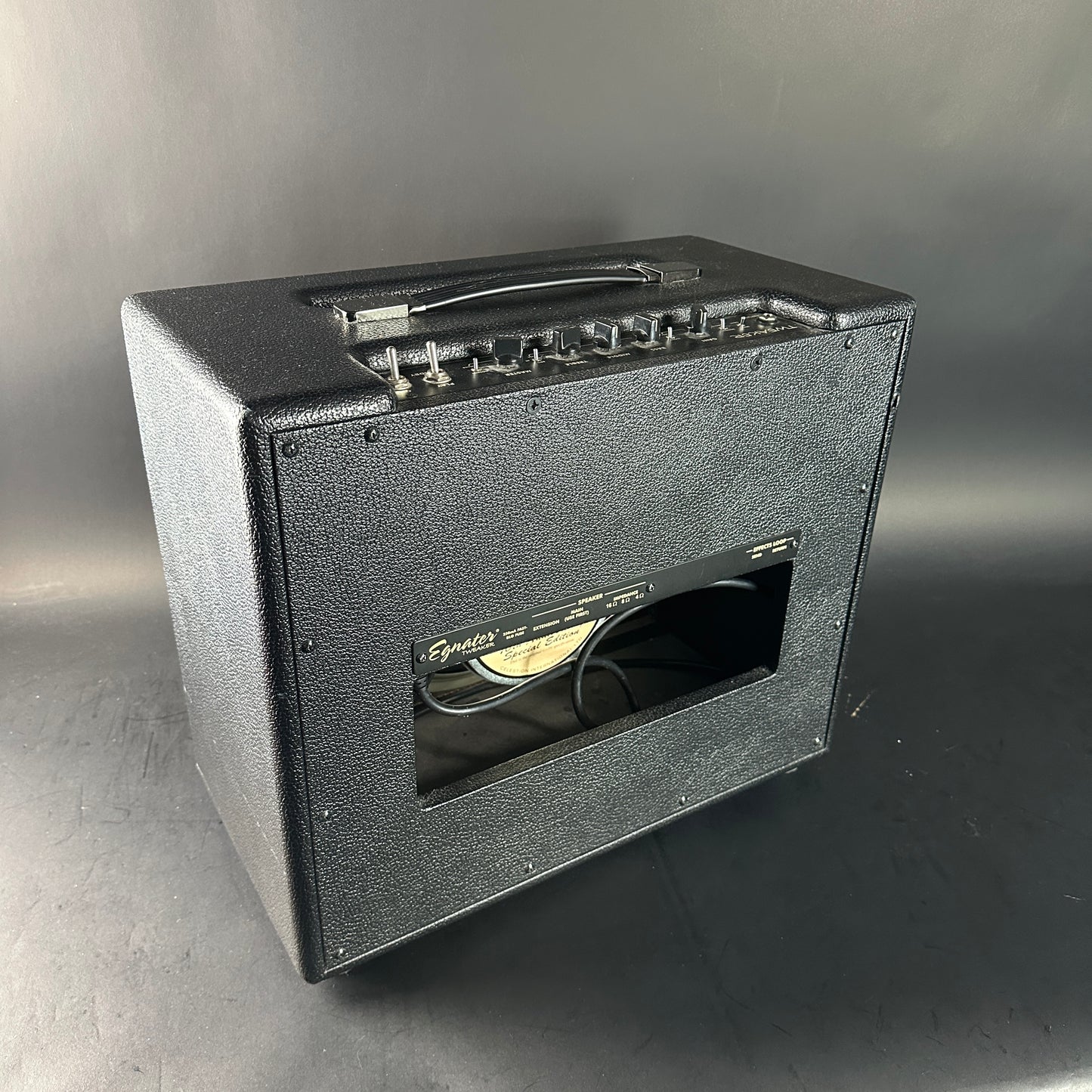 Back angle of Used Egnater Tweaker Combo.