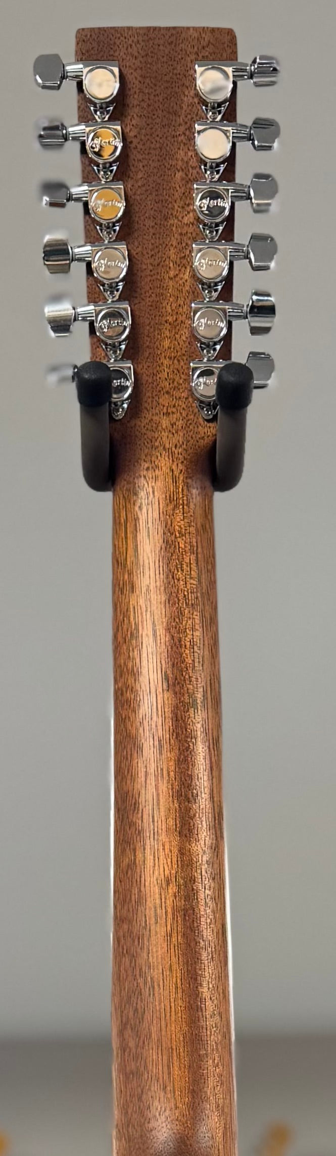 Back of neck of Used Martin D-X2 12 String w/bag TSS6369