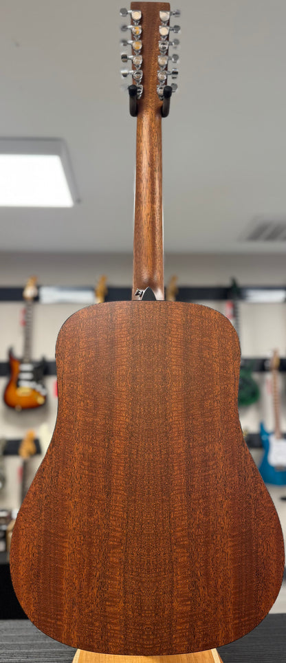 Back of whole Used Martin D-X2 12 String w/bag TSS6369