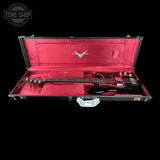 Fender Custom Shop Postmodern Precision Bass RW DLX Closet Classic Ebony Transparent in case.