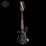 Full back of Fender Custom Shop Postmodern Precision Bass RW DLX Closet Classic Ebony Transparent.