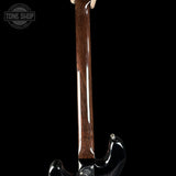 Back of neck of Fender Custom Shop Postmodern Precision Bass RW DLX Closet Classic Ebony Transparent.