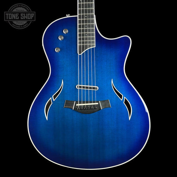 Front of Used 2005 Taylor T5-S Flame Blue.