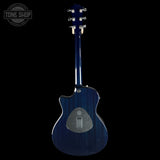 Full back of Used 2005 Taylor T5-S Flame Blue.