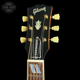 Headstock of Used 2025 Gibson Hummingbird Original Heritage Cherry Sunburst.