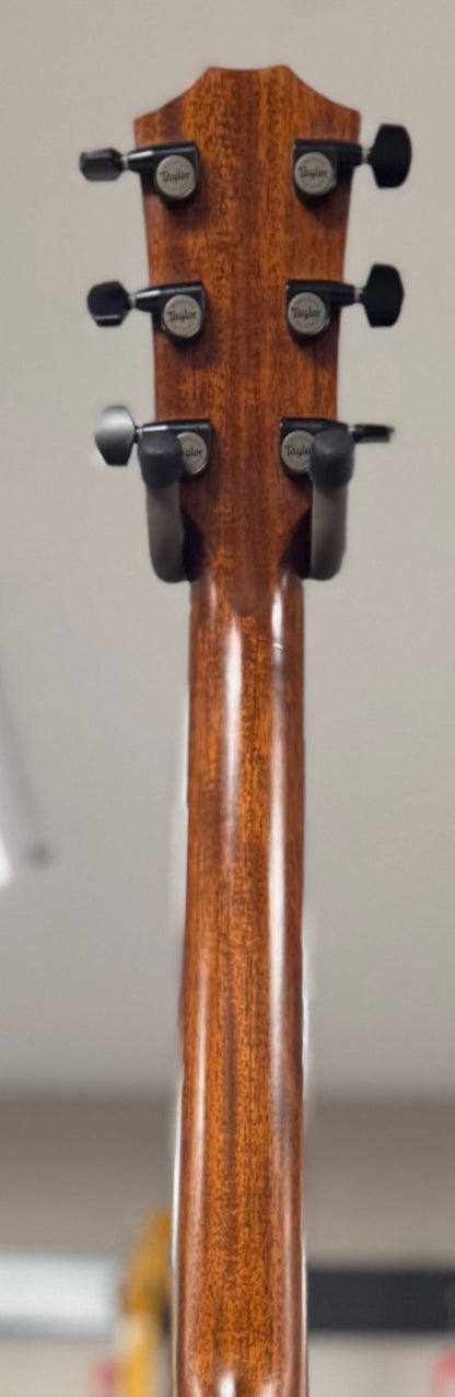 Back of neck of Used Taylor 324ce Shaded Edgeburst w/case TSS6379