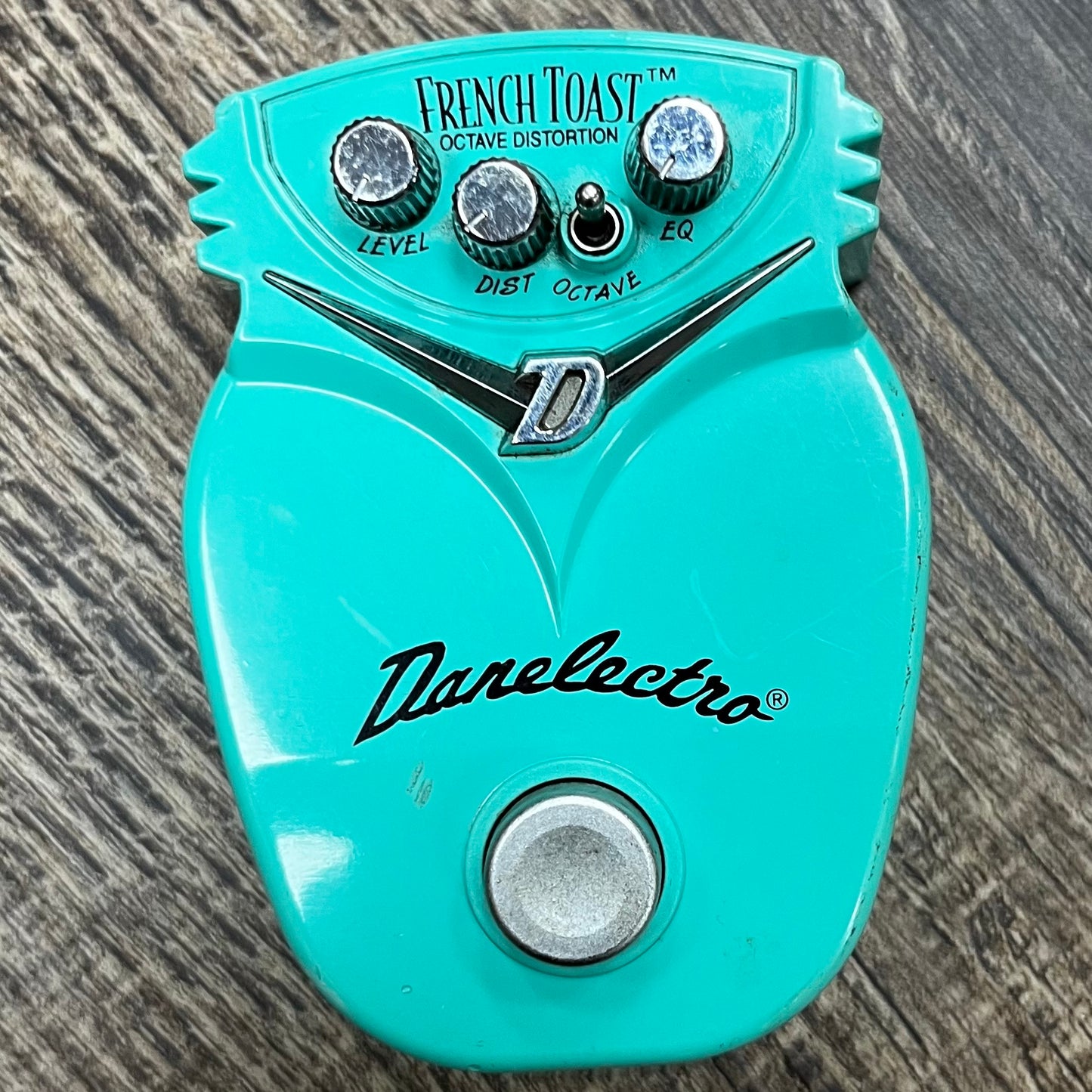 Top of Used Danelectro Frenchtoast Octave Distortion Pedal TFW332