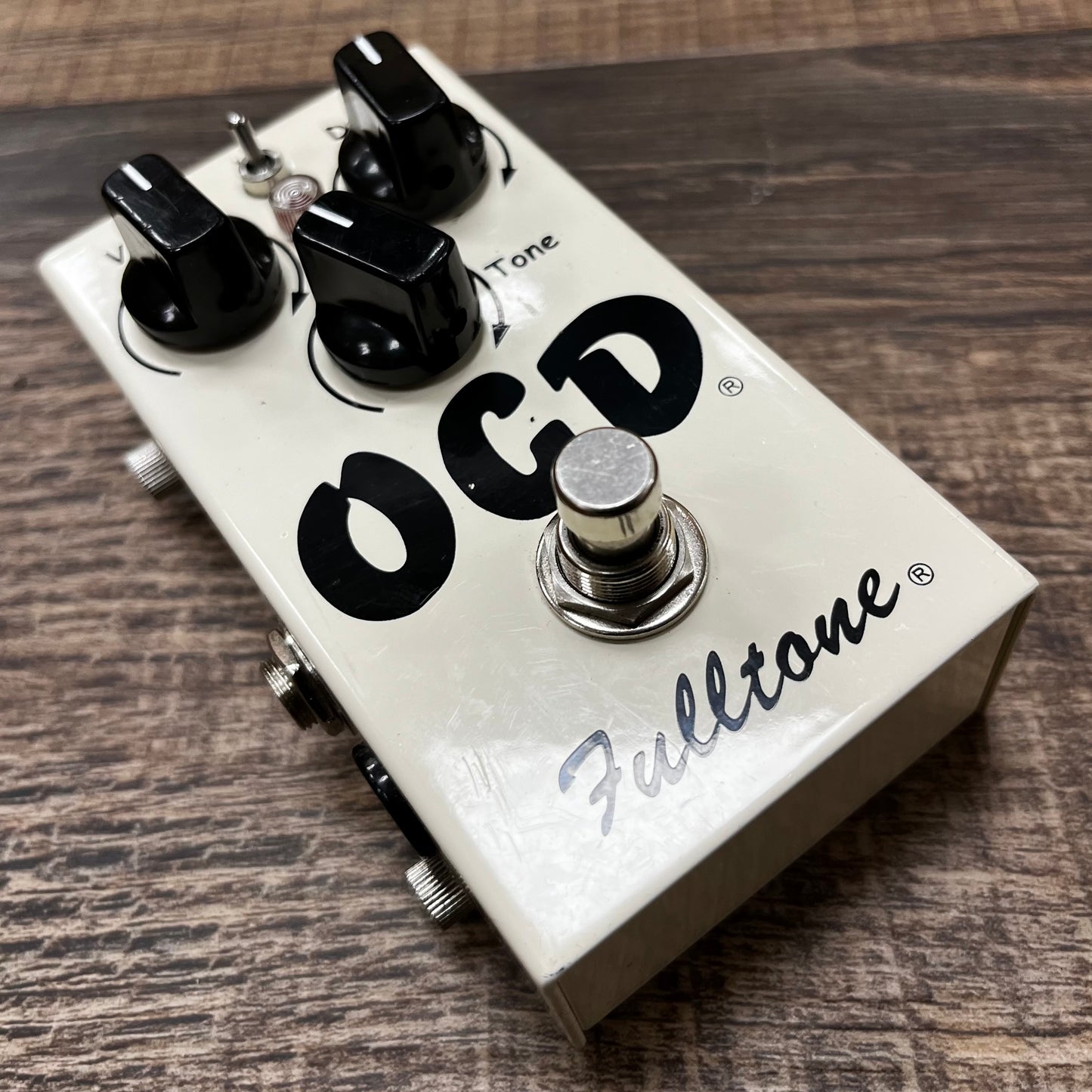 Side of  Used 2012 Fulltone OCD Version 1.6 Overdrive Pedal TFW339