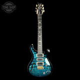 Full front of Used PRS Special Semi-Hollow 10 Top Cobalt Smokeburst.
