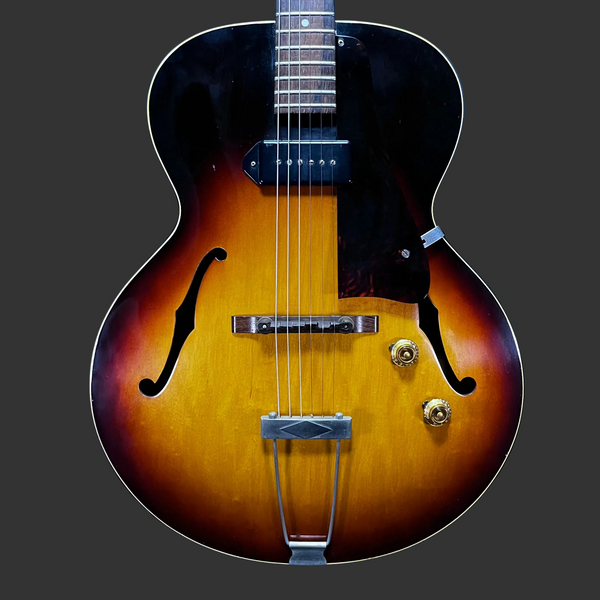Front of Used 1956 Gibson ES-125T Thinline Archtop Sunburst w/Case TFW3063