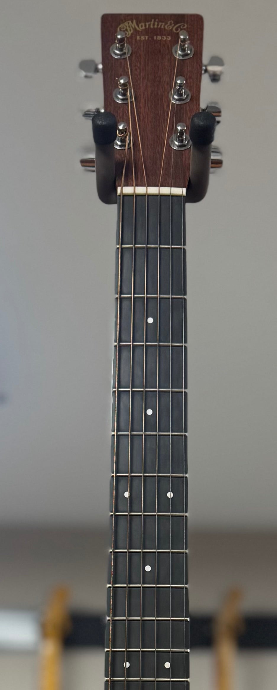 Front of neck of Used Martin X Series Special TSS6388