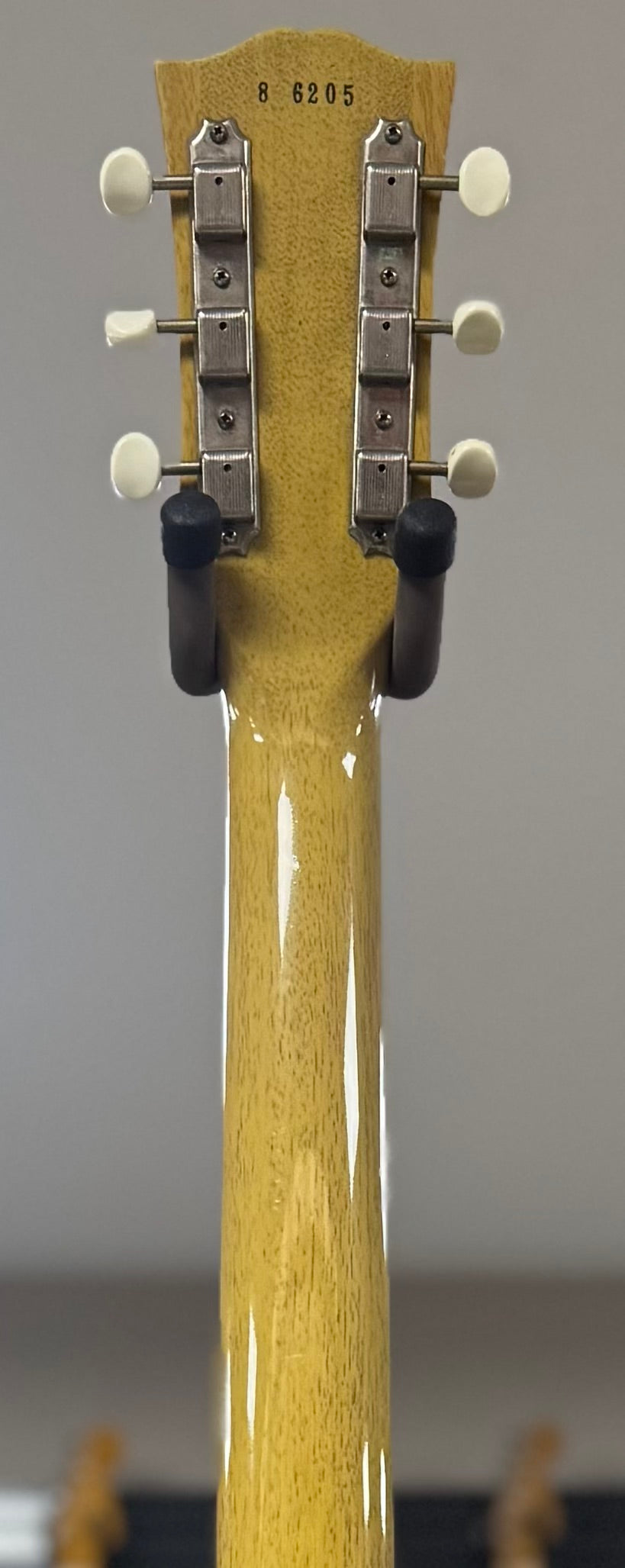 Back of neck of Used 2008 Gibson Custom Shop 1958 Les Paul Special TV Yellow w/case TSS6391