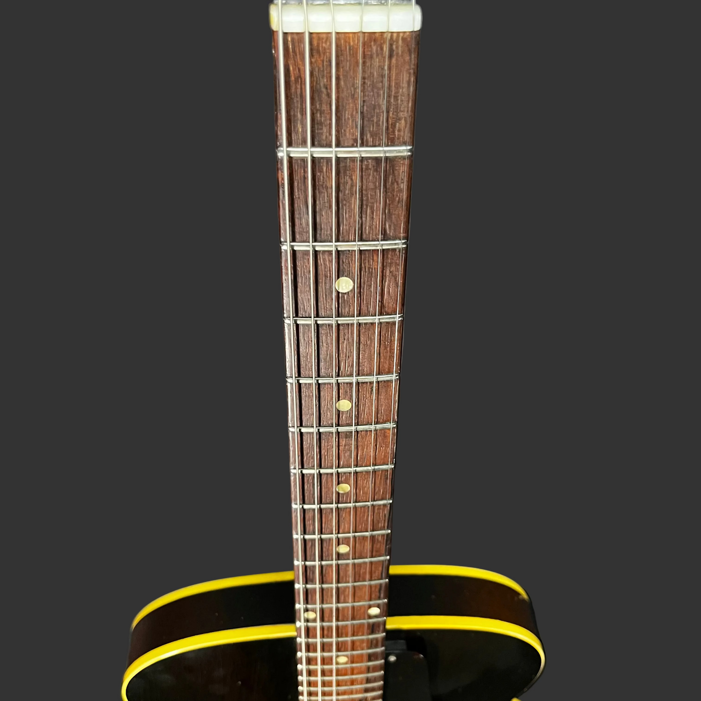 Fret board of Used 1956 Gibson ES-125T Thinline Archtop Sunburst w/Case TFW3063