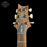 Headstock of Used PRS 40th Anniversary Custom 24 Limited Edition Tiger Eye.