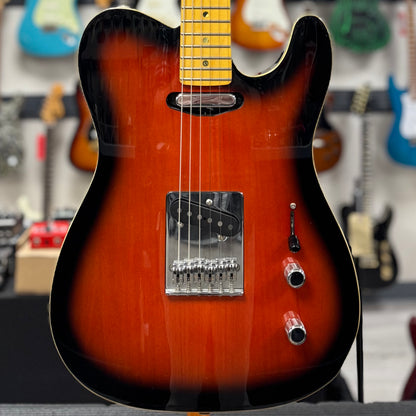 Front of body of Used Fender Aerodyne Telecaster MIJ Sunburst w/bag TSS6384