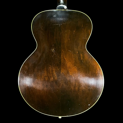 Back of Used 1956 Gibson ES-125T Thinline Archtop Sunburst w/Case TFW3063