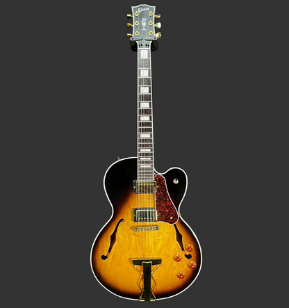 Full front of Used 2013 Gibson Midtown Kalamazoo Hollowbody Vintage Sunburst w/OHSC TFW3114