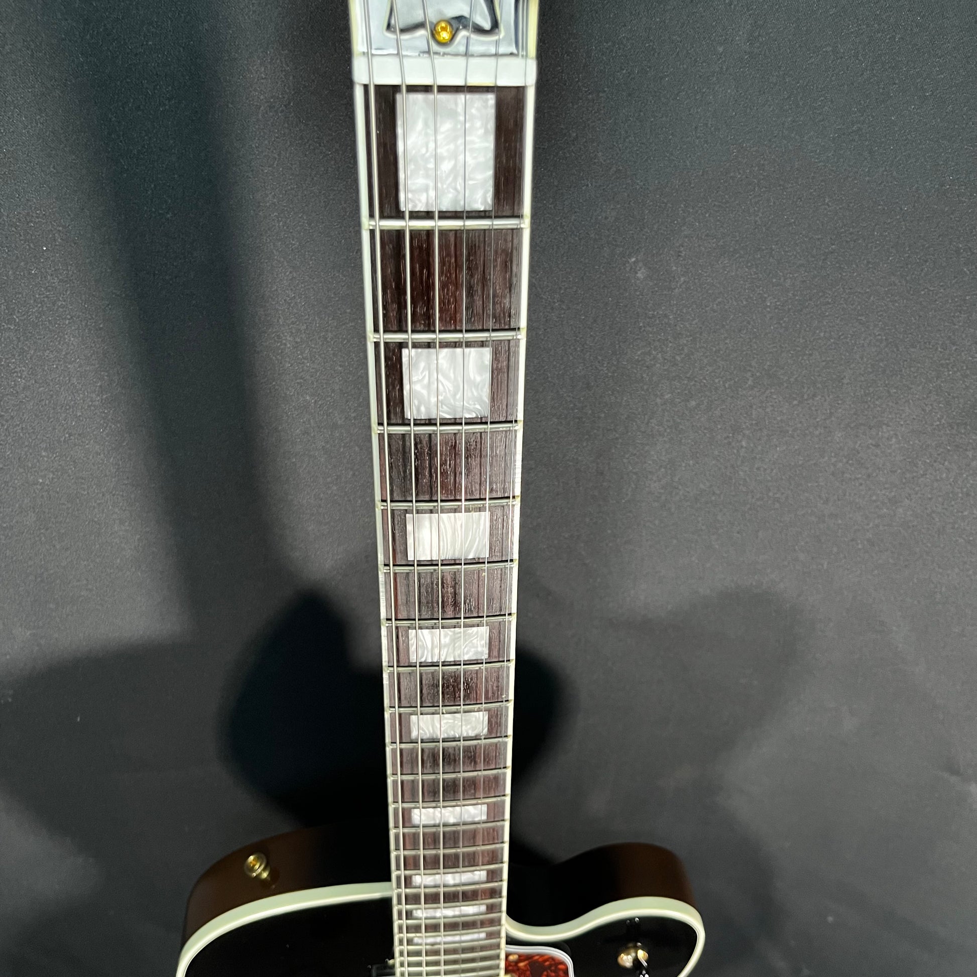 Fret board of Used 2013 Gibson Midtown Kalamazoo Hollowbody Vintage Sunburst w/OHSC TFW3114