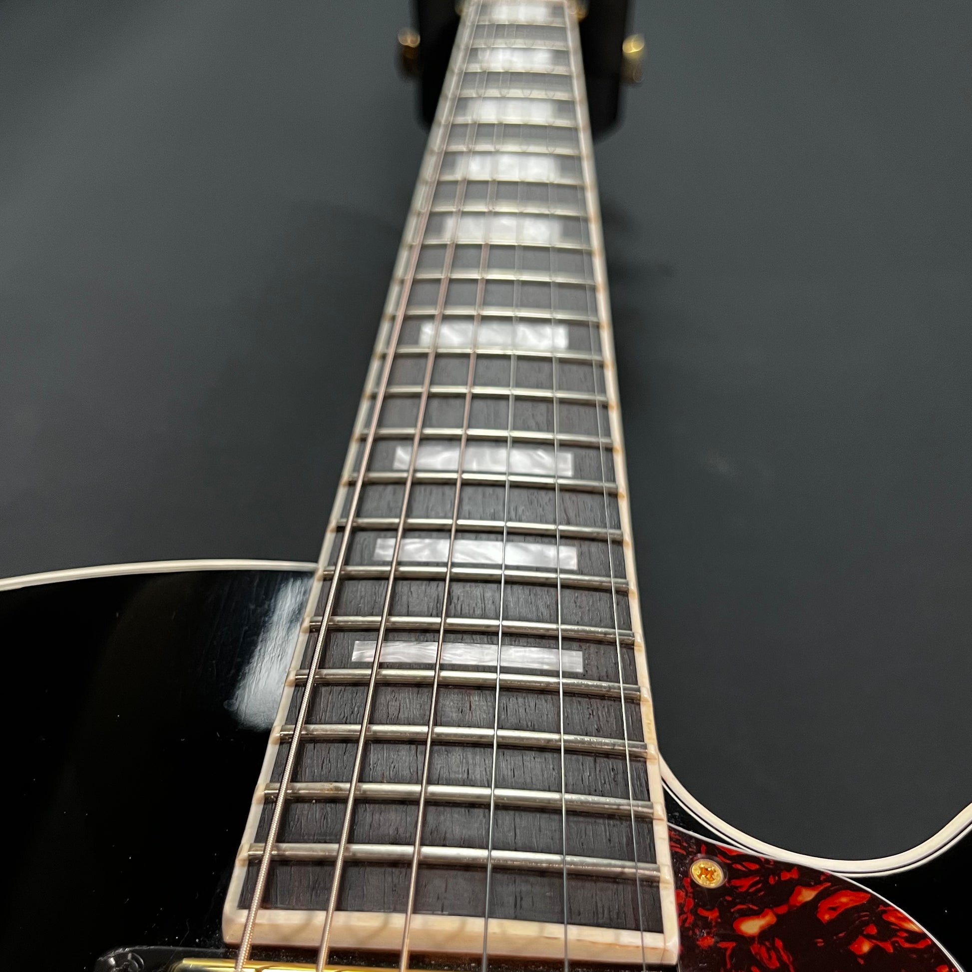 Fret board of Used 2013 Gibson Midtown Kalamazoo Hollowbody Vintage Sunburst w/OHSC TFW3114