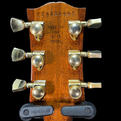 Back of headstock of Used 2013 Gibson Midtown Kalamazoo Hollowbody Vintage Sunburst w/OHSC TFW3114