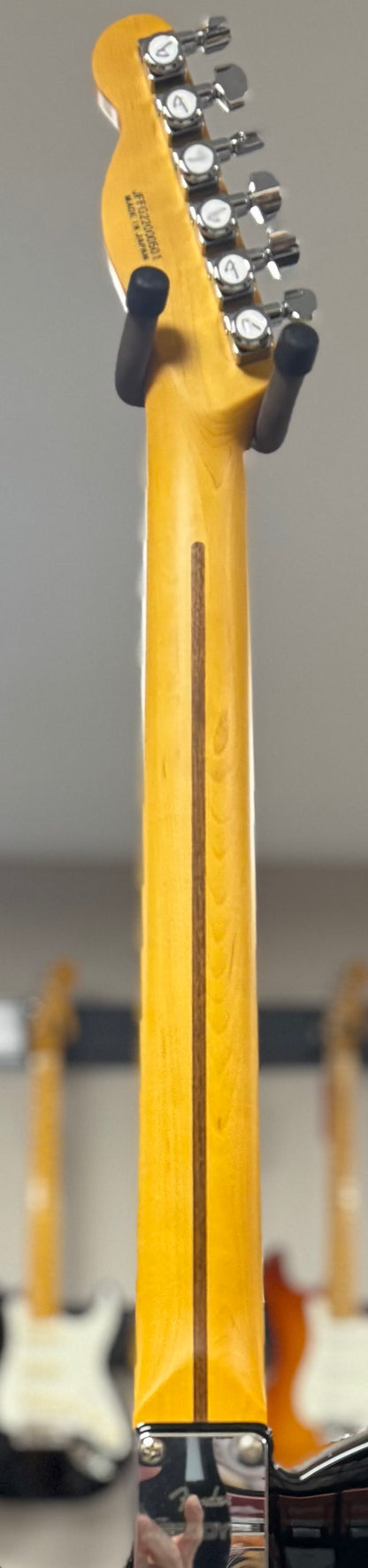 Back of neck of Used Fender Aerodyne Telecaster MIJ Sunburst w/bag TSS6384