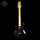 Full back of 2024 PRS Paul Reed Smith CE24 Semi-Hollow Quilt Black Amber.