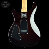 Back of 2024 PRS Paul Reed Smith CE24 Semi-Hollow Quilt Black Amber.