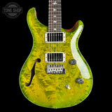 Front of 2024 PRS Paul Reed Smith CE24 Semi-Hollow Quilt Eriza Verde.