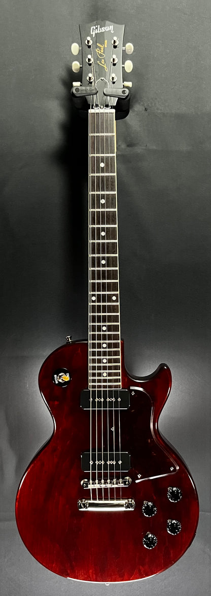 Full Front of Used 2017 Gibson Custom Shop Les Paul Special 1 of 50 Maple Top Cherry w/case TFW2