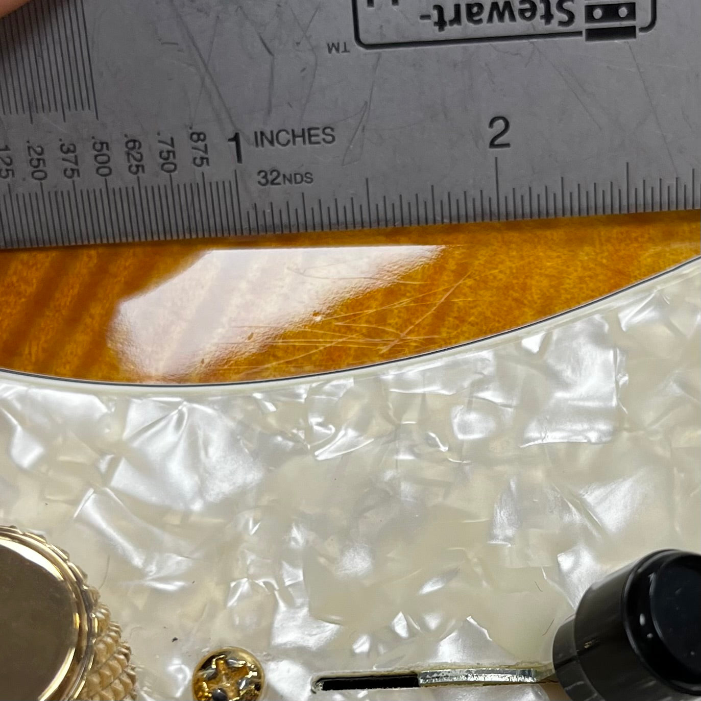 Pick rash on front of Used 2013 Fender Select Thinline Telecaster GH w/case TFW3031