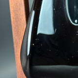 Wear on body of Used 2000 Fender American Vintage '57 Strat Blk.