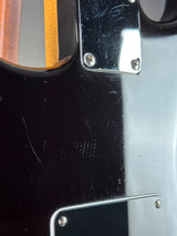 Wear on back of Used 2000 Fender American Vintage '57 Strat Blk.
