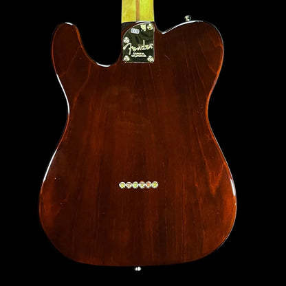 Back of Used 2013 Fender Select Thinline Telecaster GH w/case TFW3031